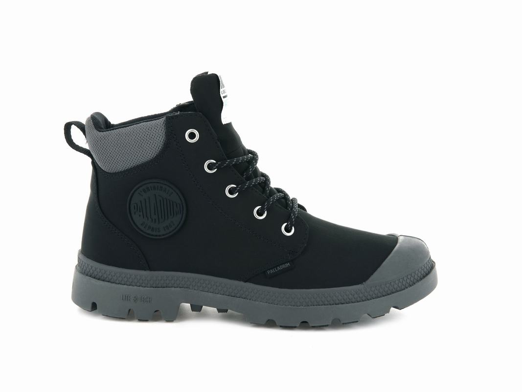 Palladium Pampa Lite + Cuff Wp Muške Vodootporna Čizme Crne ||OQ5791462||